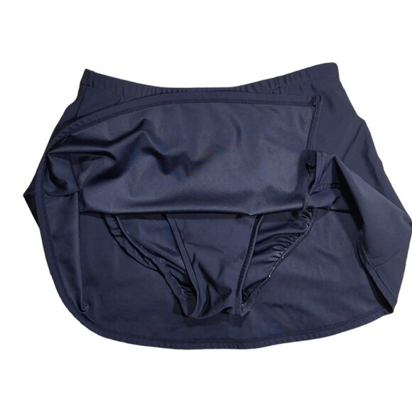 Y2K Black Stretchy Swimsuit Swim Skirt - Picture 5 of 5